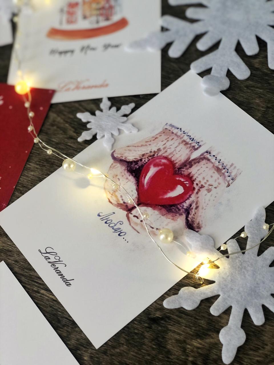 Открытки, конверты, сертификаты