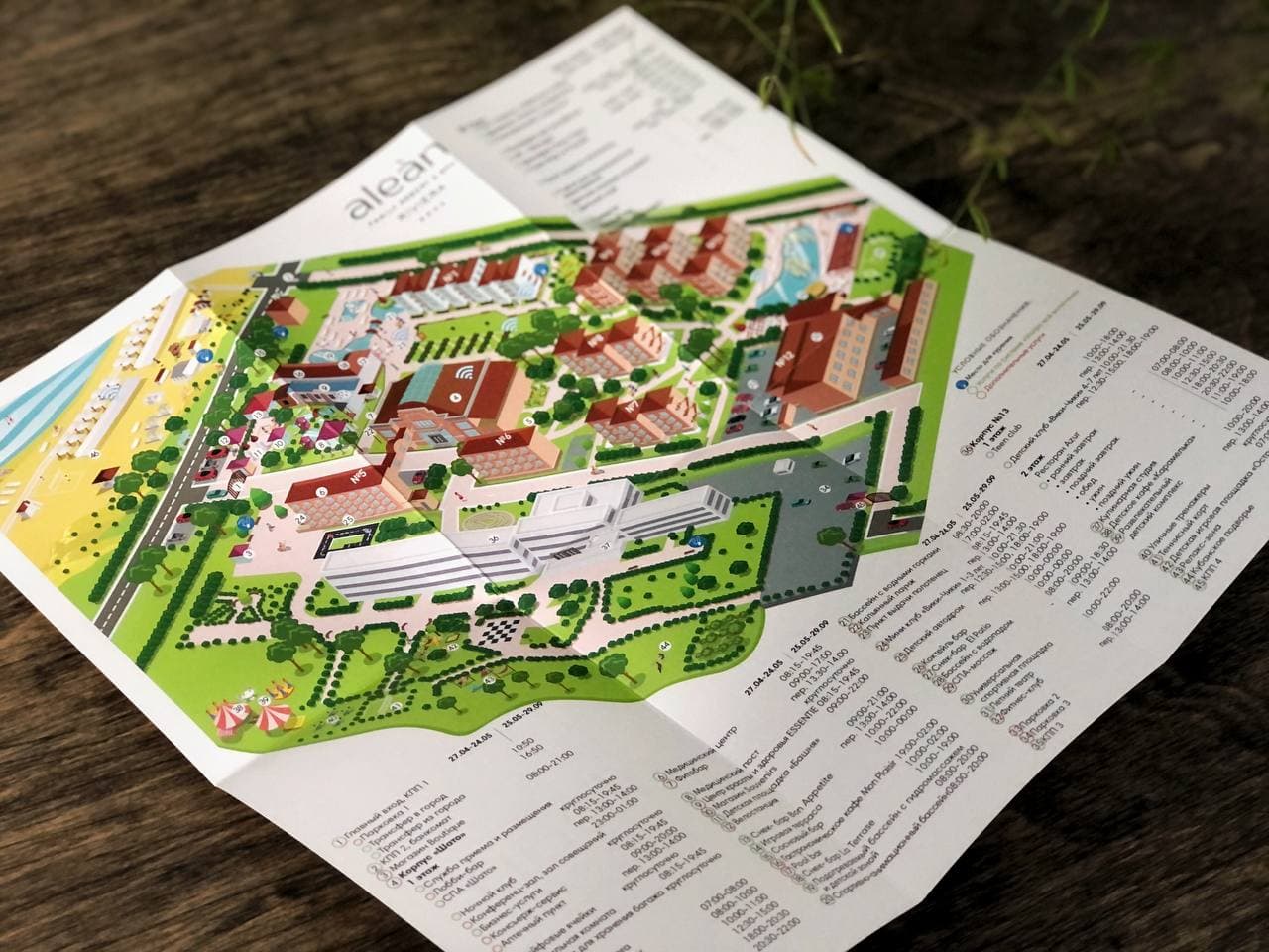 Отрисовка карты территории "Ривьера"